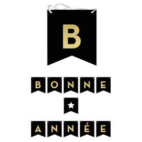 Guirlande à fanions "Bonne Année" - Sud - 3 m | Le Géant de la Fête