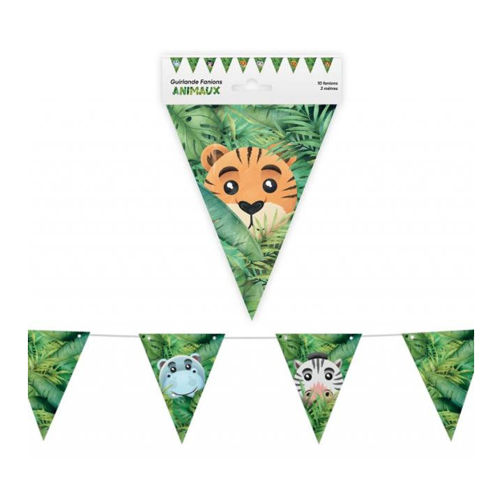 Guirlande - Animaux de la jungle baby - 3 m | Le Géant de la Fête