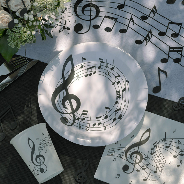 Gobelets - Gamme musicale - lot de 10 | Le Géant de la Fête