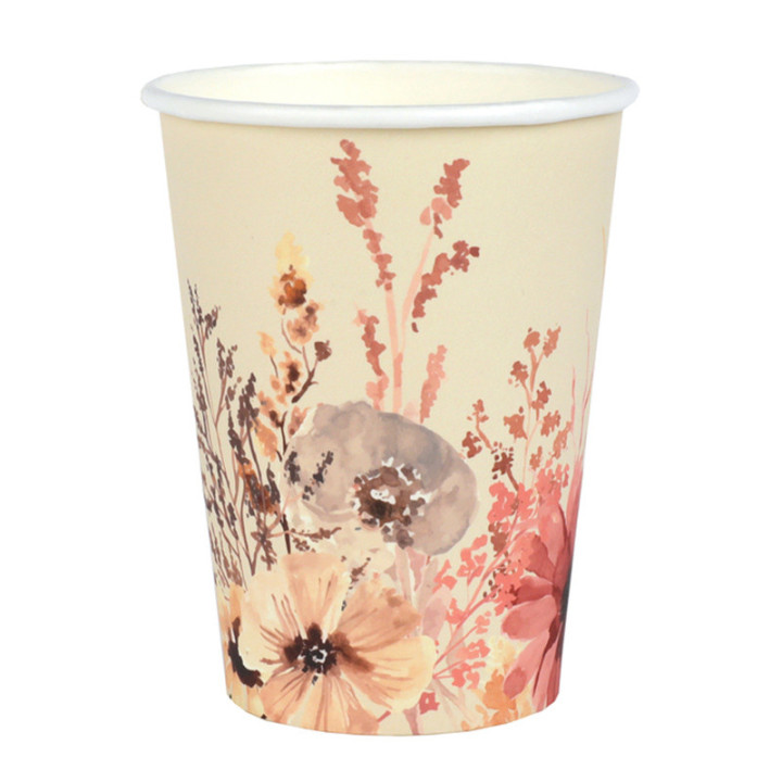 Gobelets - Amour floral - lot de 10 | Le Géant de la Fête