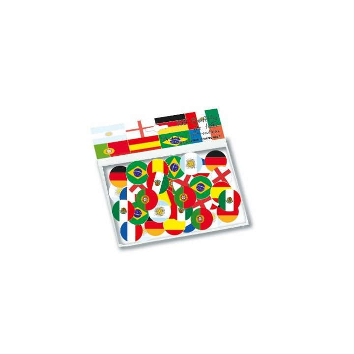 Confettis de table - Pays du monde - lot de 150 | Le Géant de la Fête