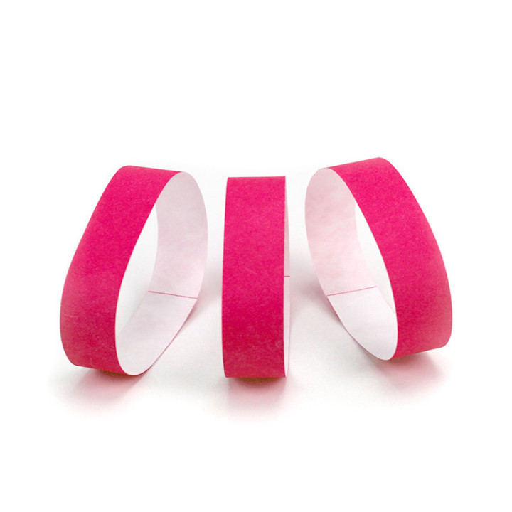Bracelets d'identification fluo Tyvek (lot de 100) | Le Géant de la Fête
