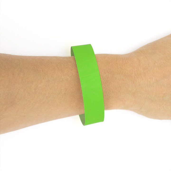 Bracelets d'identification fluo Tyvek (lot de 100) | Le Géant de la Fête