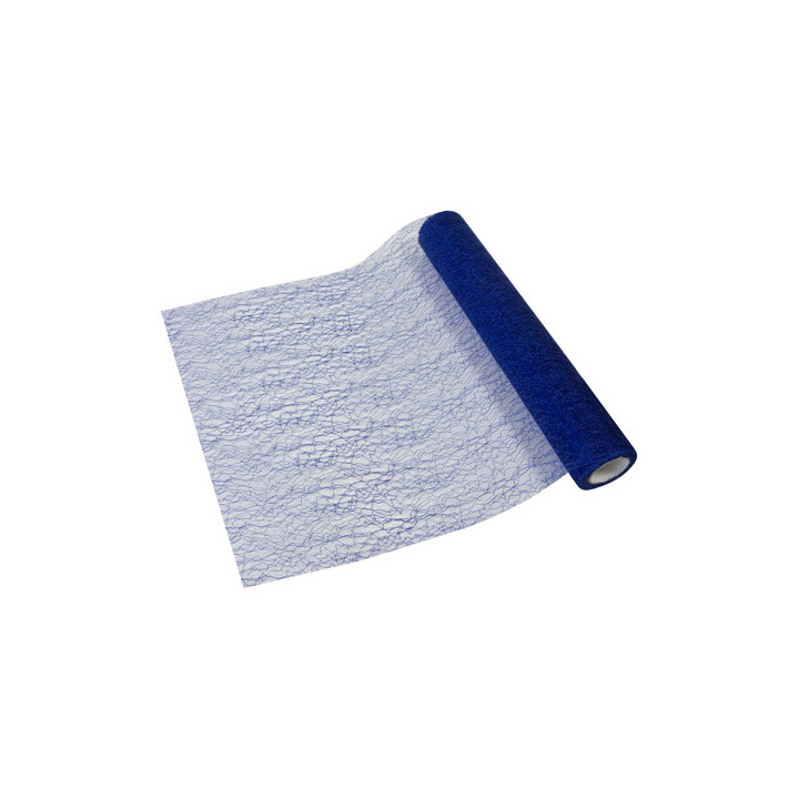 Chemin de table - Dentelle Résille - Marine | Le Géant de la Fête