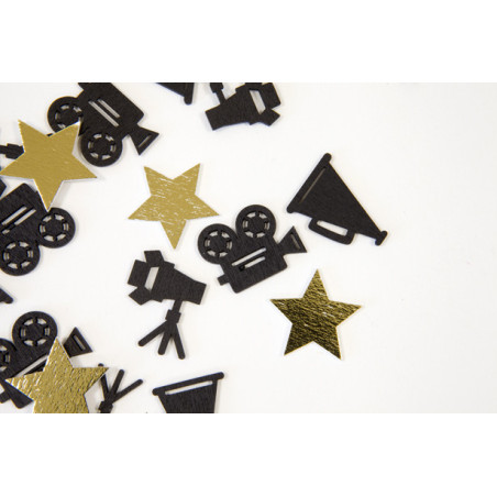 Claps De Cinéma En Bois - 25 Pièces, 2x2.2cm, Décoration Table Thème Film