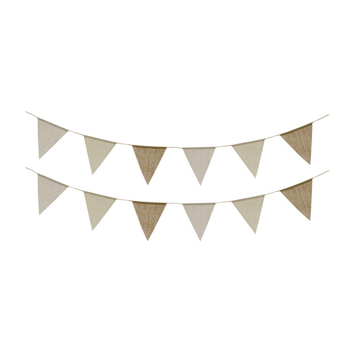 Guirlande à pavillons - Toile - 4 m | Le Géant de la Fête