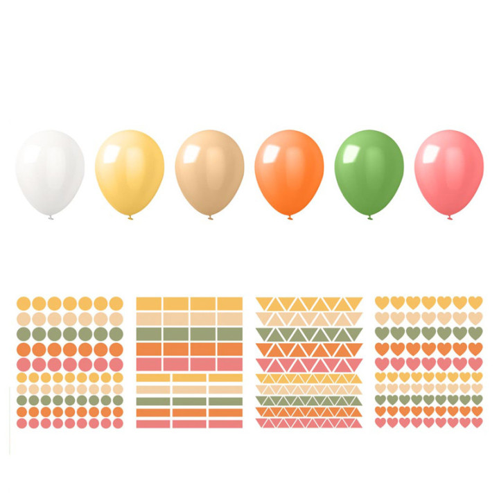 Kit de déco pour ballons - Pâques - lot de 6 | Le Géant de la Fête