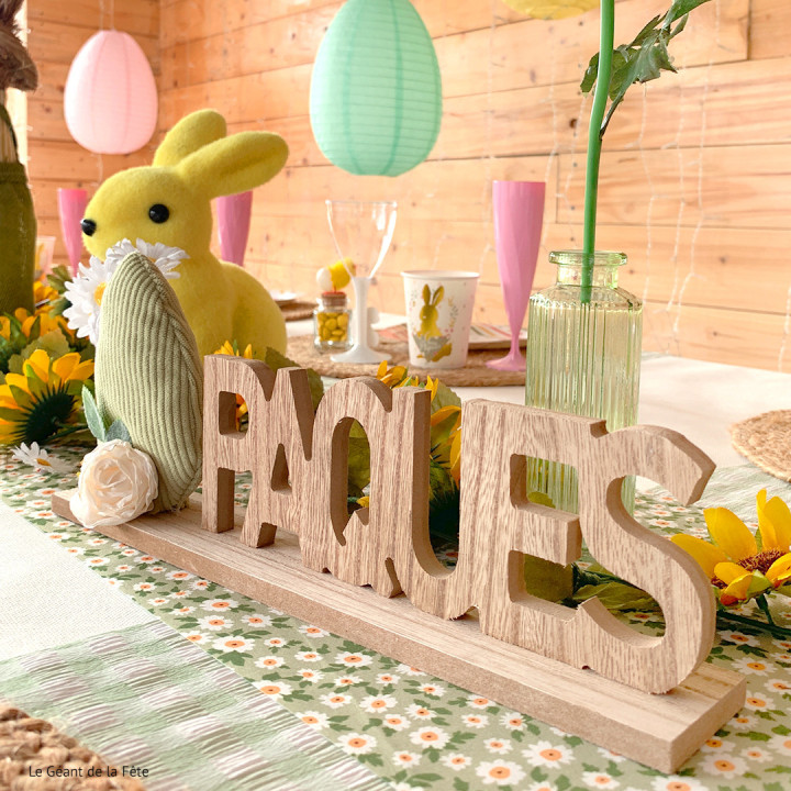 Centre de table "Pâques" - Oeuf velvet | Le Géant de la Fête