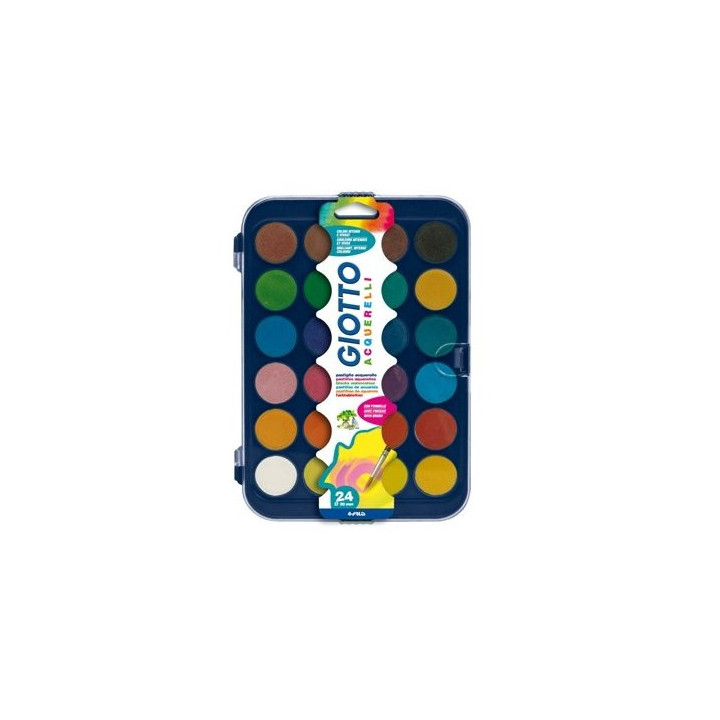 Pastilles de gouache Giotto - boîte de 24 | Le Géant de la Fête