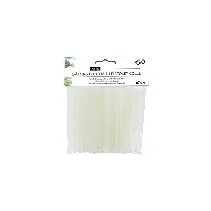 Bâtons de colle - 7 mm - lot de 50 | Le Géant de la Fête