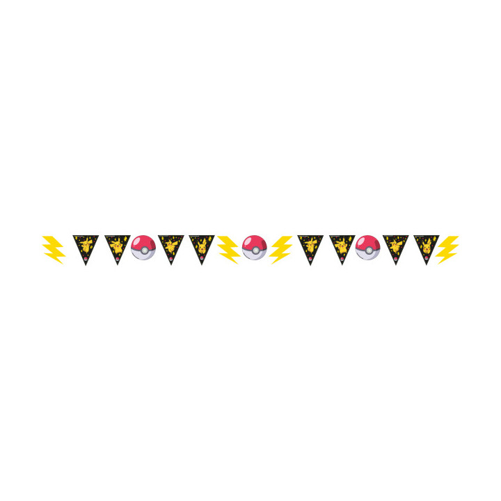 Guirlande - Pokemon Éclair - 3.30 m | Le Géant de la Fête