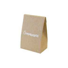 Sachets kraft “Communion” - lot de 6 | Le Géant de la Fête