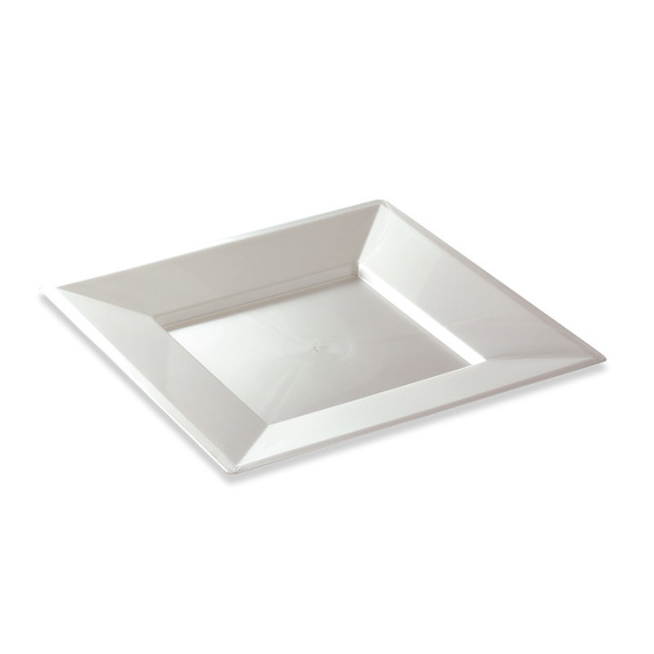 Grandes assiettes carrées - Haute Qualité - lot de 4 | Le Géant de la Fête
