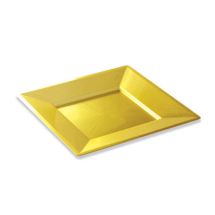 Grandes assiettes carrées - Haute Qualité - lot de 4 | Le Géant de la Fête