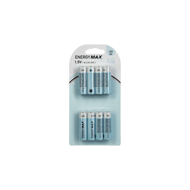 Piles Energy Max - LR6 - lot de 8 | Le Géant de la Fête