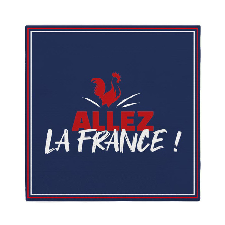 Serviettes - Cocorico - lot de 10 | Le Géant de la Fête