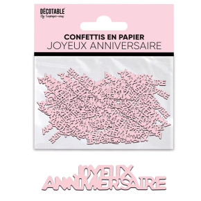 Confettis de table "Joyeux anniversaire" | Le Géant de la Fête