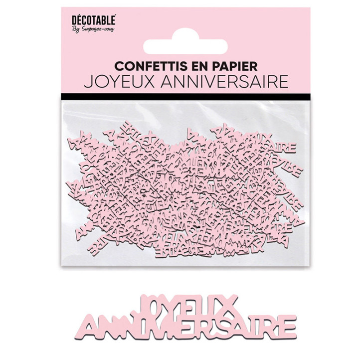 Confettis de table "Joyeux anniversaire" | Le Géant de la Fête