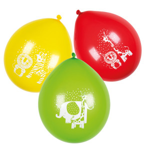 Ballons - Safari - lot de 6 | Le Géant de la Fête