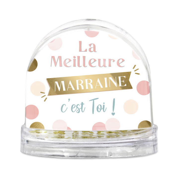 Boule à neige "Meilleure Marraine" | Le Géant de la Fête