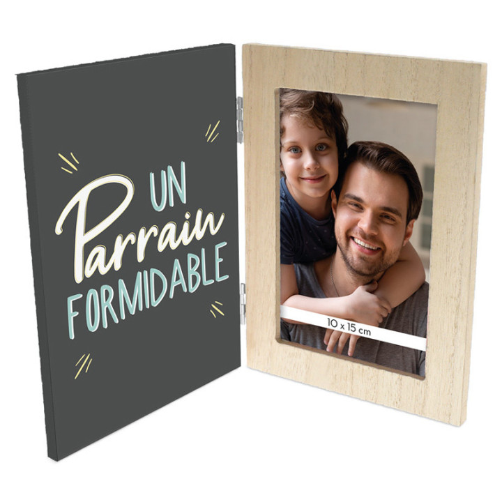 Cadre photo double "Parrain formidable" | Le Géant de la Fête