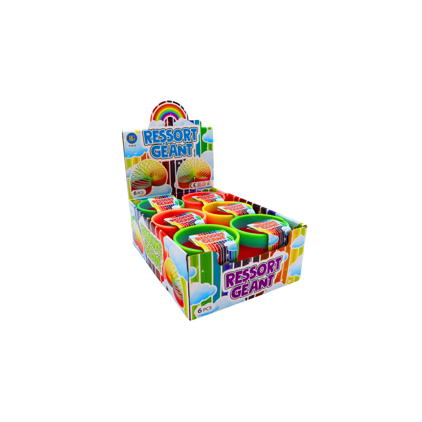Lot De 4 Jouets à Ressort Magiques Dinosaure – Plastique Extensible, Multicolore 6,5 Cm – Sac De Fête, Anti-Stress, Prix Scolaires