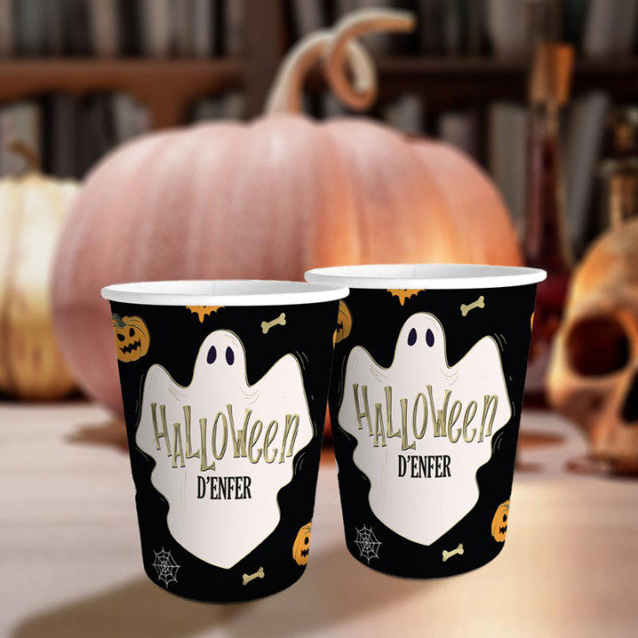 Gobelets - Halloween d'Enfer - lot de 6 | Le Géant de la Fête