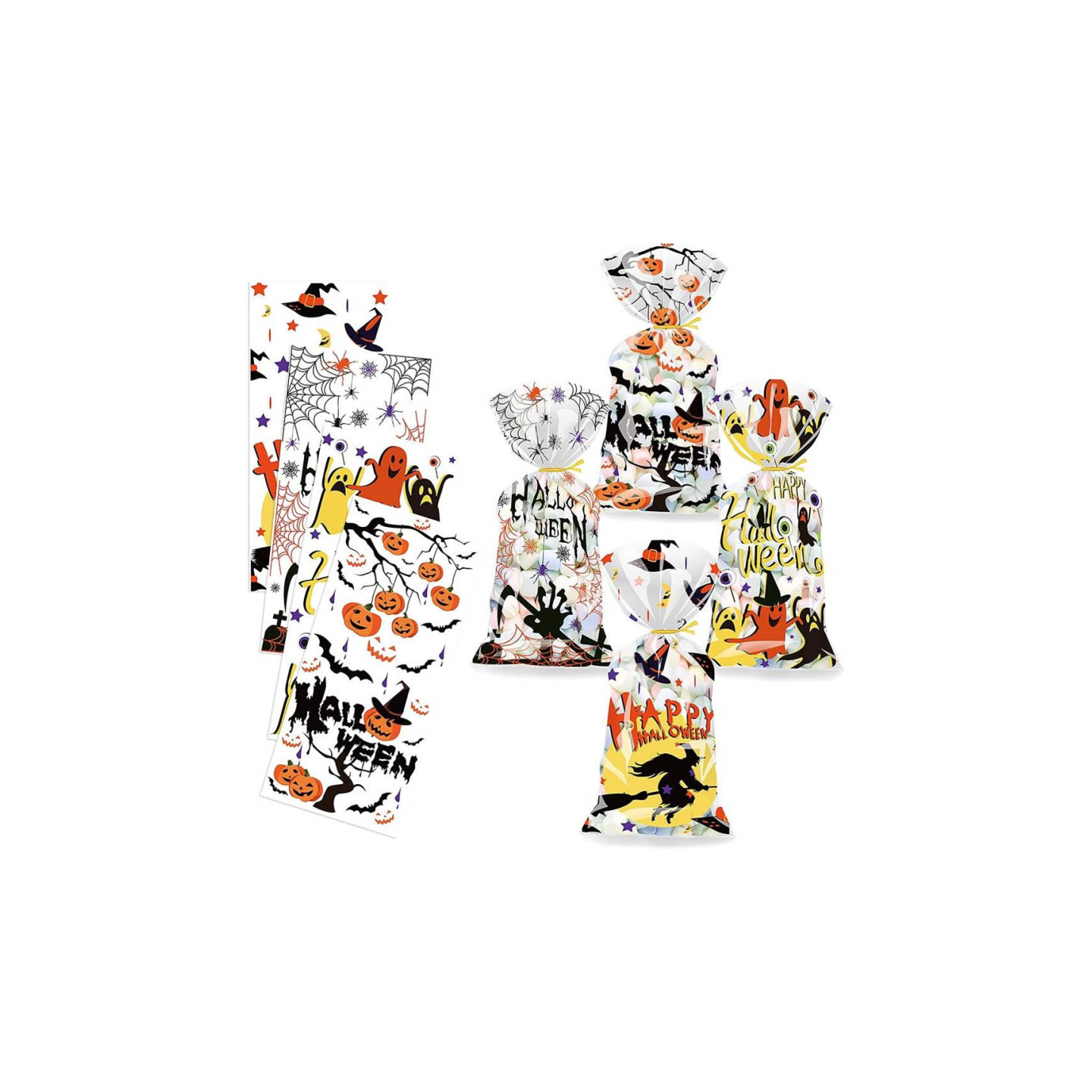 Lot de 20 sacs de sang d'Halloween pour boissons, articles