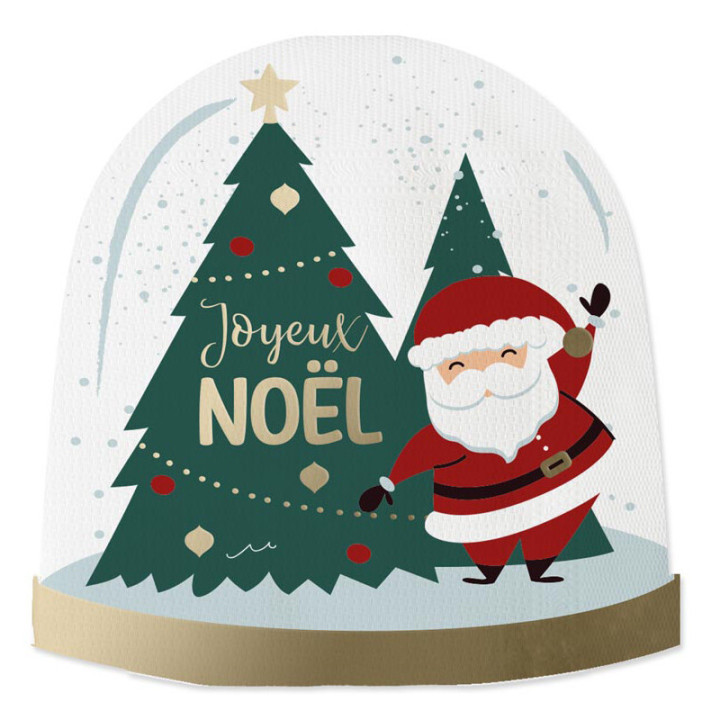 Serviettes - Boule à neige de Noël - lot de 10 | Le Géant de la Fête