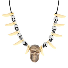 Collier - Dents et têtes de mort | Le Géant de la Fête