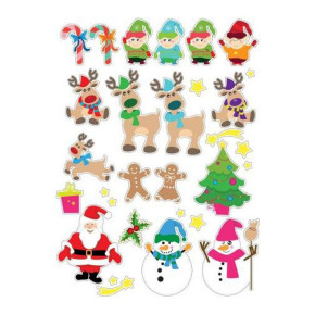 Lot De 24 Gommes De Noël Pour Enfants | Mini Gommes Mignonnes Père Noël, Renne | Cadeau Fête, école, Calendrier Avent