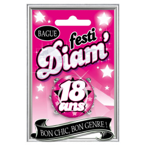 Bague Diam' - 18 ans - Rose | Le Géant de la Fête
