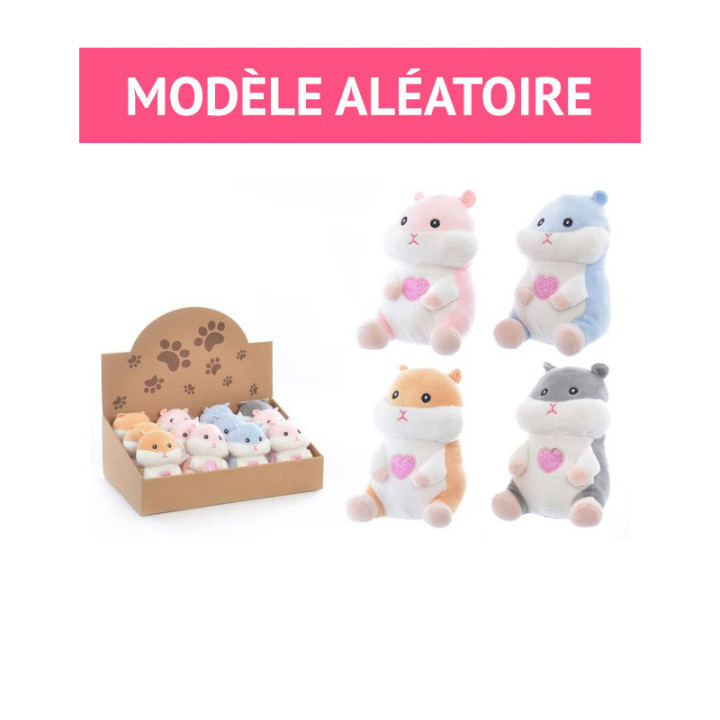 Peluche - Hamster - 14 cm | Le Géant de la Fête