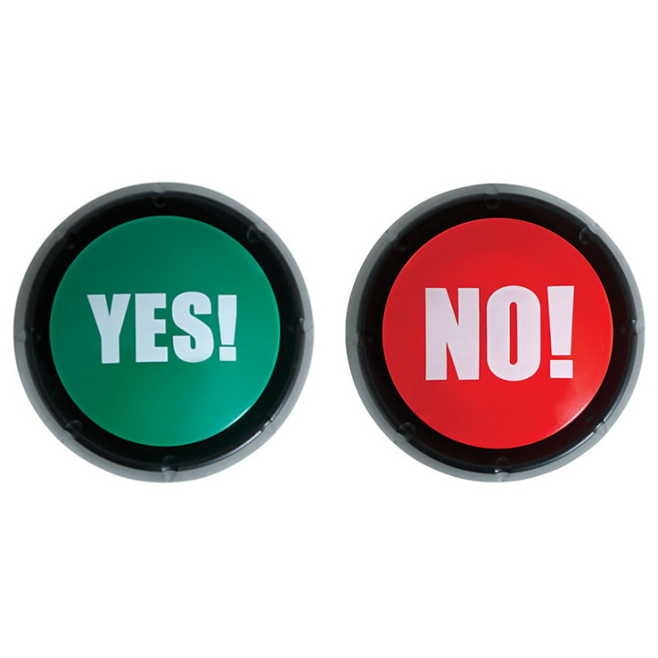 Boutons "Yes" et "No" | Le Géant de la Fête