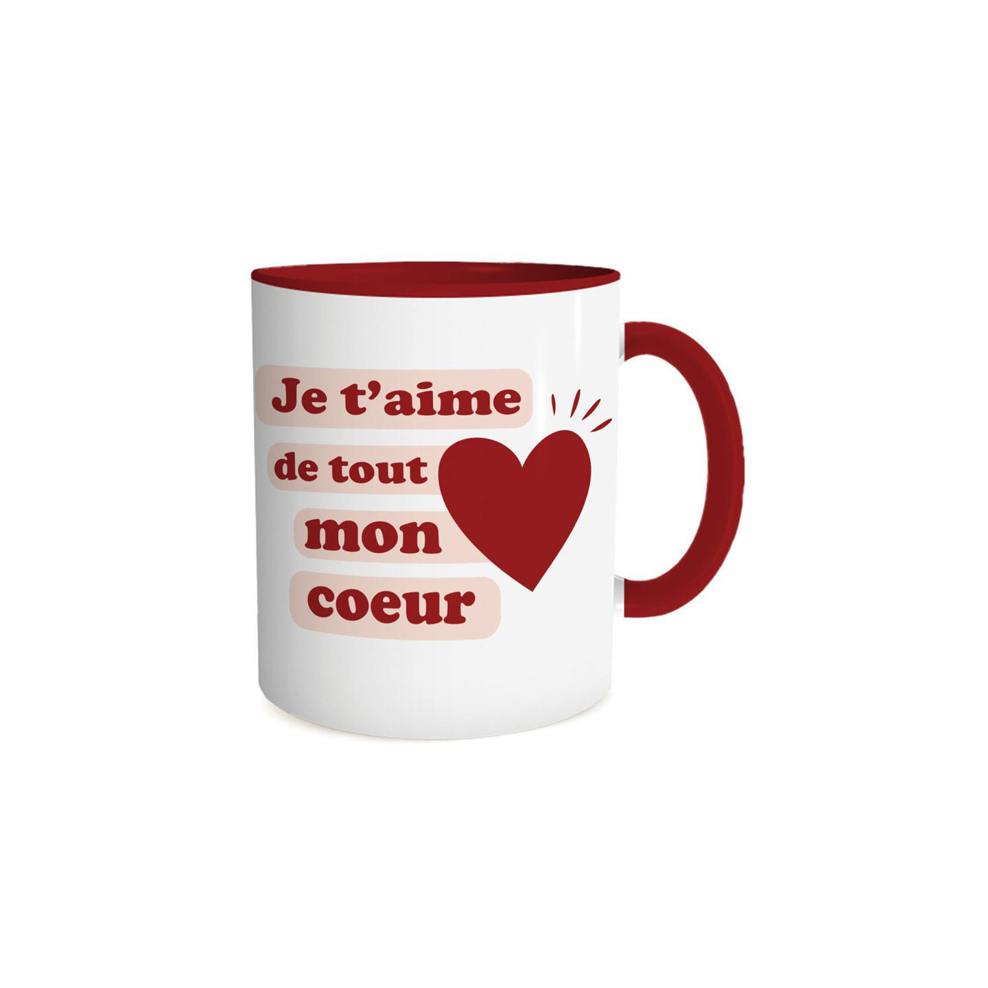 Mug Céramique Avenue Of The Stars - Message Humoristique Taz - Cœur Sur L'anse - Occasion