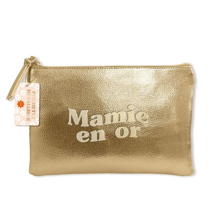 Pochette "Mamie en or" - Doré | Le Géant de la Fête