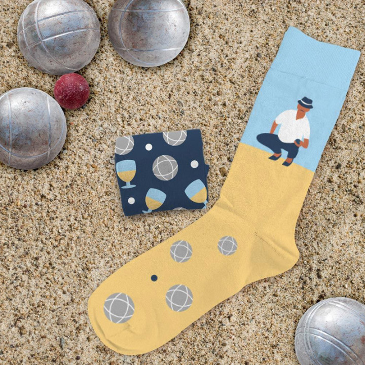Chaussettes dépareillées - Pétanques | Le Géant de la Fête