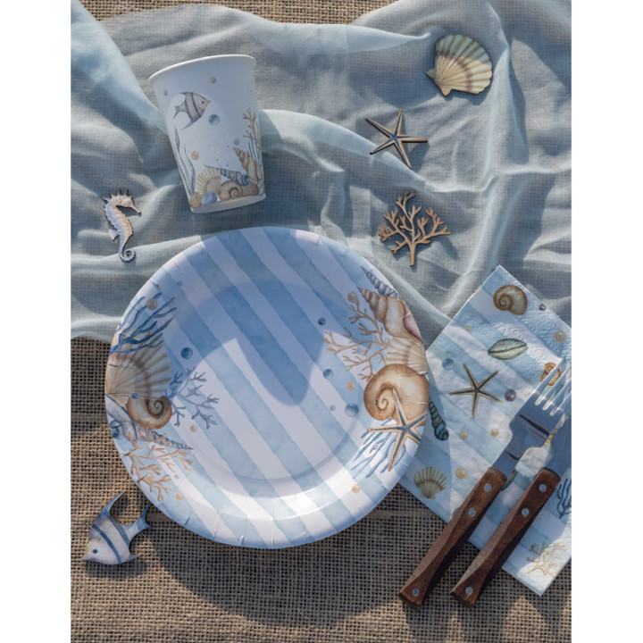 Gobelets - La Mer - lot de 10 | Le Géant de la Fête