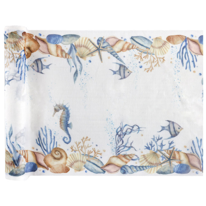 Chemin de table - La Mer - 28 cm x 3 m | Le Géant de la Fête