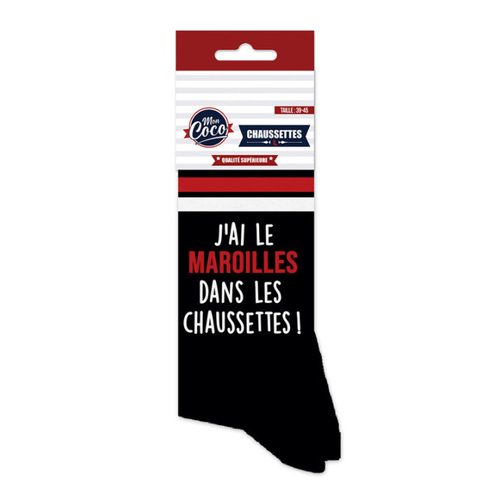 Chaussettes "J'ai le maroilles" | Le Géant de la Fête