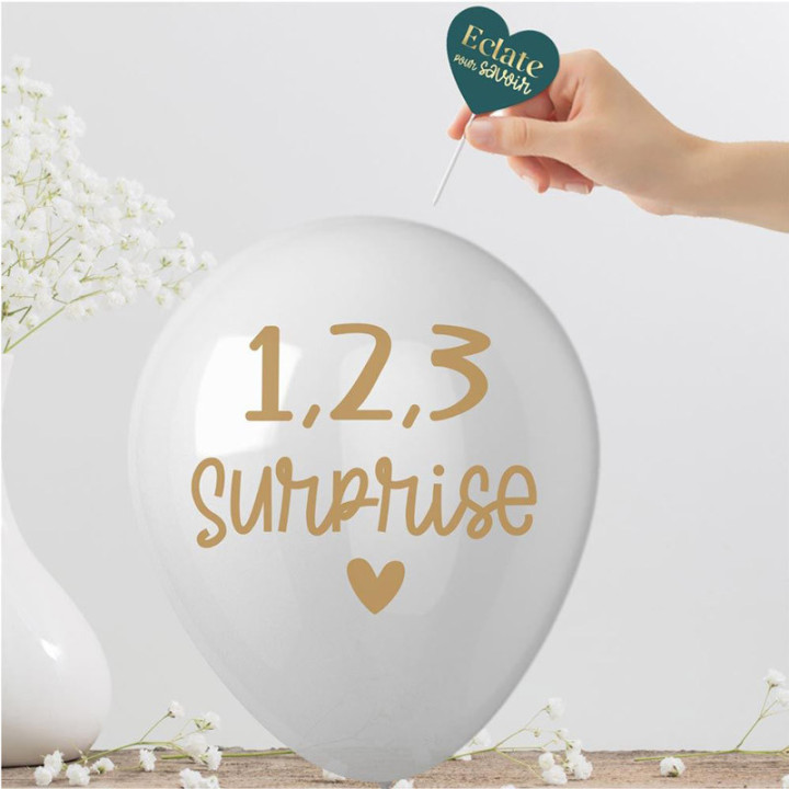 Cartes d'annonce à ballons - Frère et soeur - 2 pièces | Le Géant de la Fête