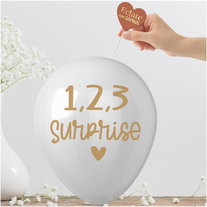 Cartes d'annonce à ballons - Tonton et Tata - 2 pièces | Le Géant de la Fête