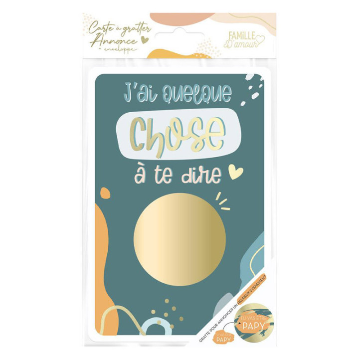 Cartes d'annonce à gratter - Papy | Le Géant de la Fête