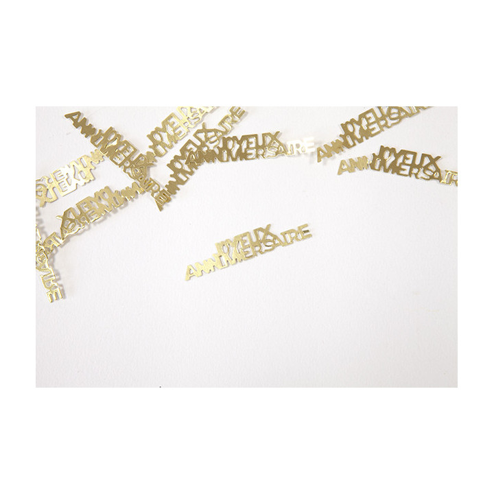 Confettis de table "Joyeux anniversaire" - 7 grs | Le Géant de la Fête