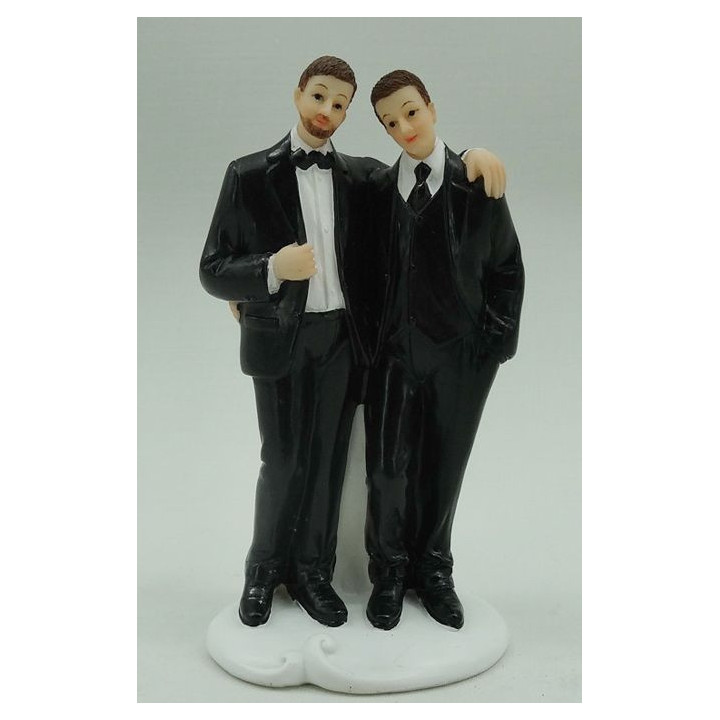 Couple de mariés - Hommes en costume | Le Géant de la Fête