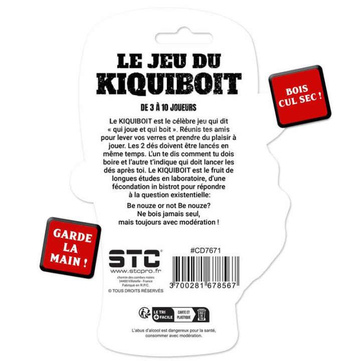 Jeu Kiquiboit - Apéro | Le Géant de la Fête