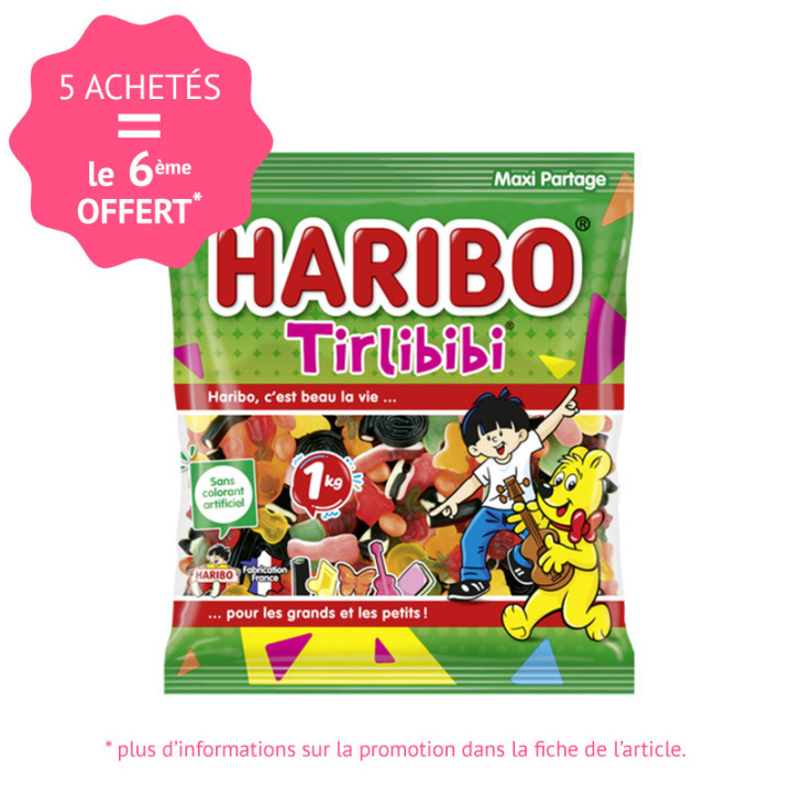 Bonbons Trilibibi- 1 kg - Haribo | Le Géant de la Fête