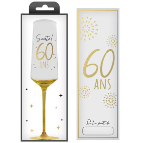 Flûte - 60 ans - Doré | Le Géant de la Fête