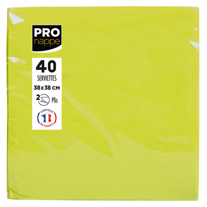 Serviettes - Micro gaufrée - lot de 40 | Le Géant de la Fête