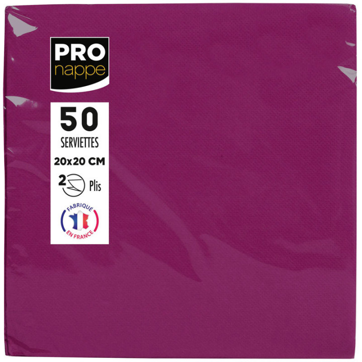 Serviettes - Micro gaufrée - lot de 40 | Le Géant de la Fête